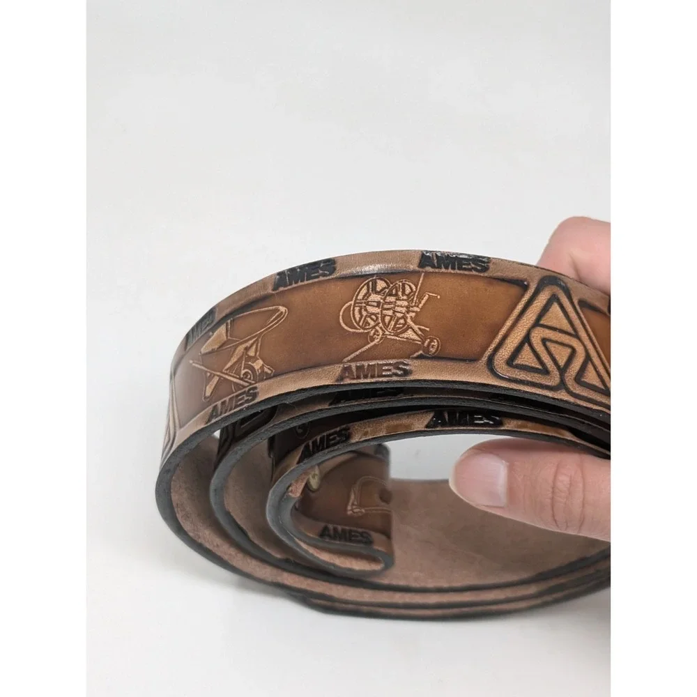 Vintage Ames True Temper Leather Belt Tools Shovel Garden Men's Large 38-42